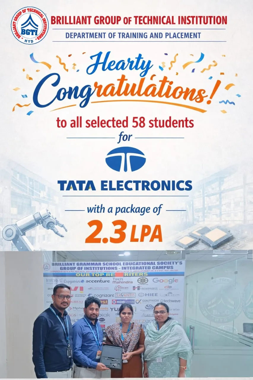 TATA ELECTRONICS Campus Drive – BRIL